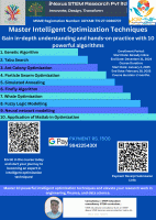 Intelligent Optimization Technique 2025 Short Term Course Poster